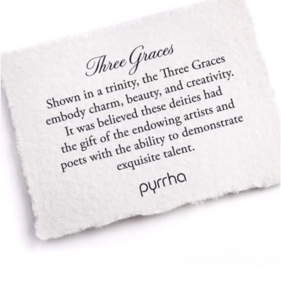 Pyrrha Three Graces Sterling Silver Talisman Necklace - Picture 10 of 10